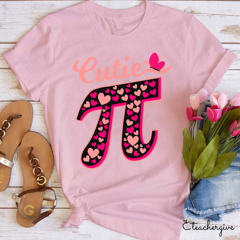 Cutie Pi The Number Math Teacher T-Shirt