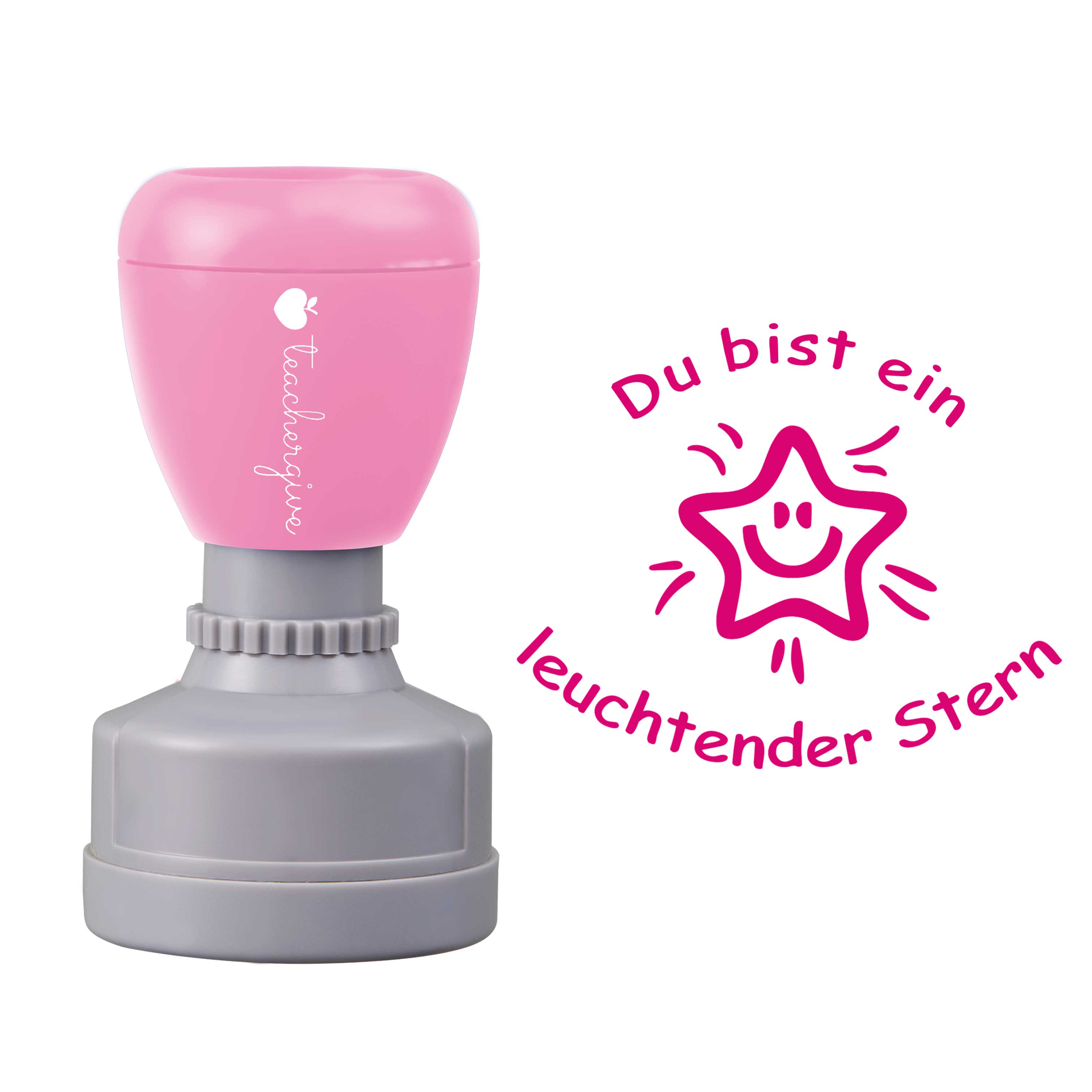 Du Bist Ein Leuchtender Stern Lehrer Stempel