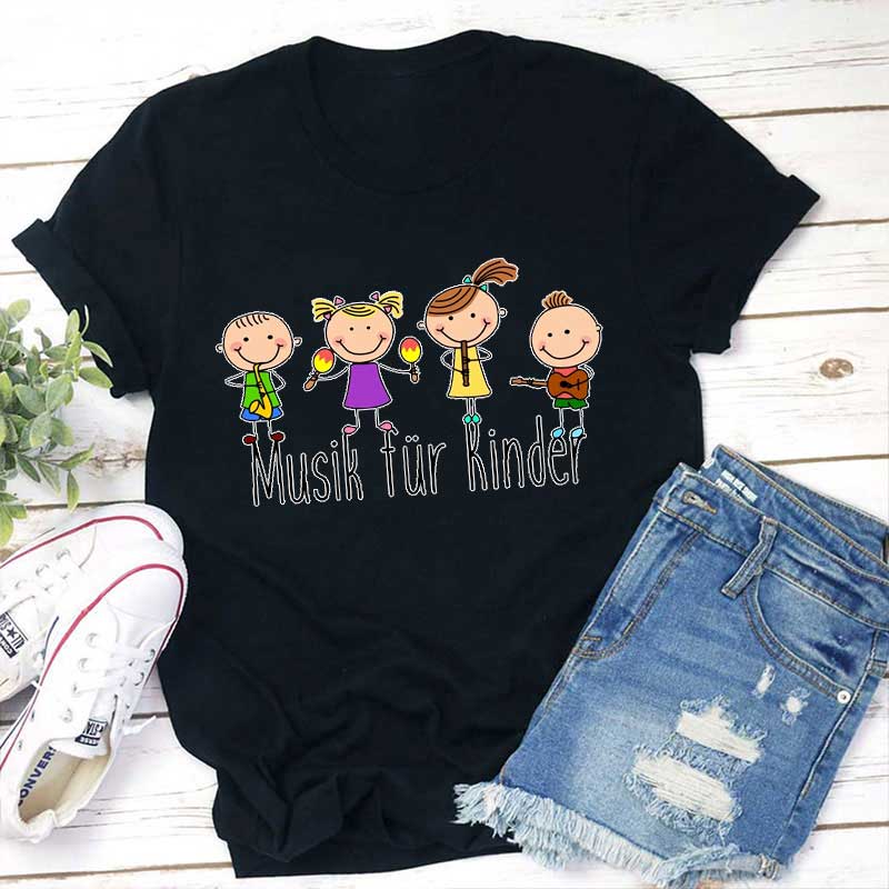 Musik Für Kinder Lehrer T-Shirt