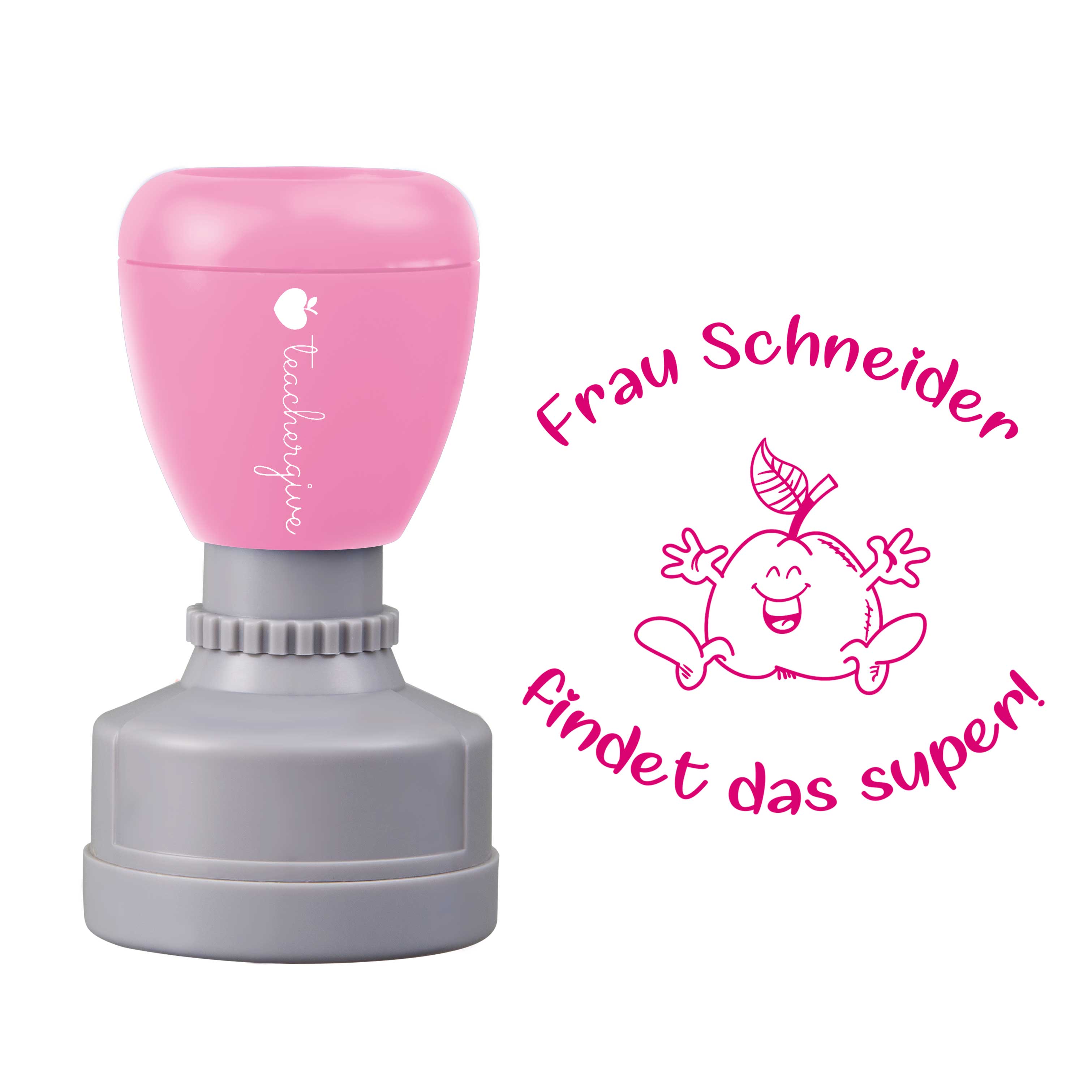 Personalisiert Findet Das Super Lehrer Stempel