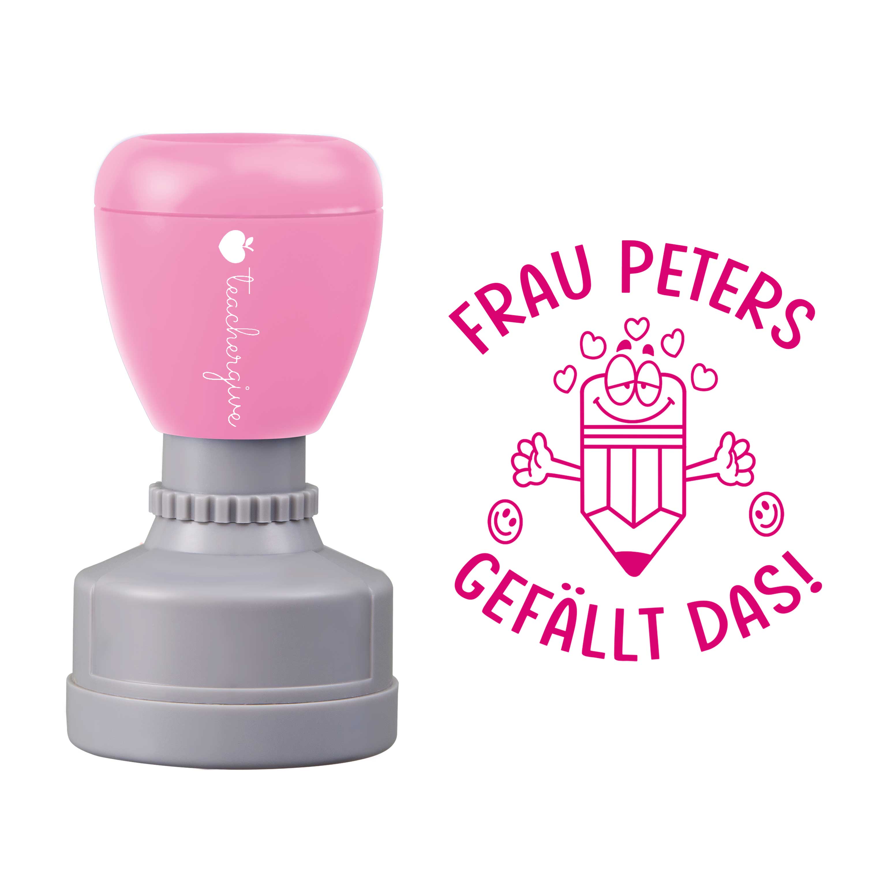 Personalisiert Gefällt Das Lehrer Stempel