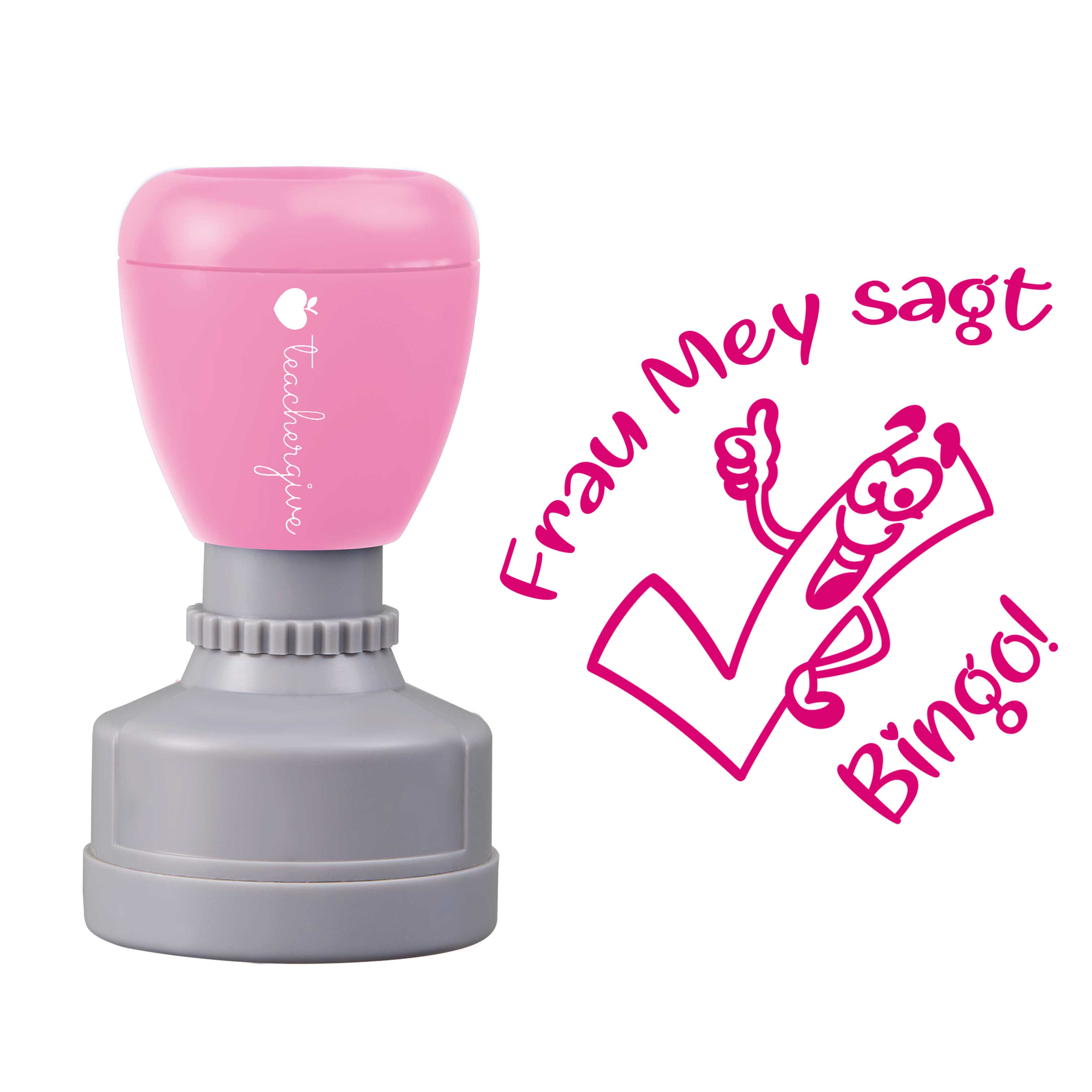 Personalisiert Sagt Bingo Lehrer Stempel