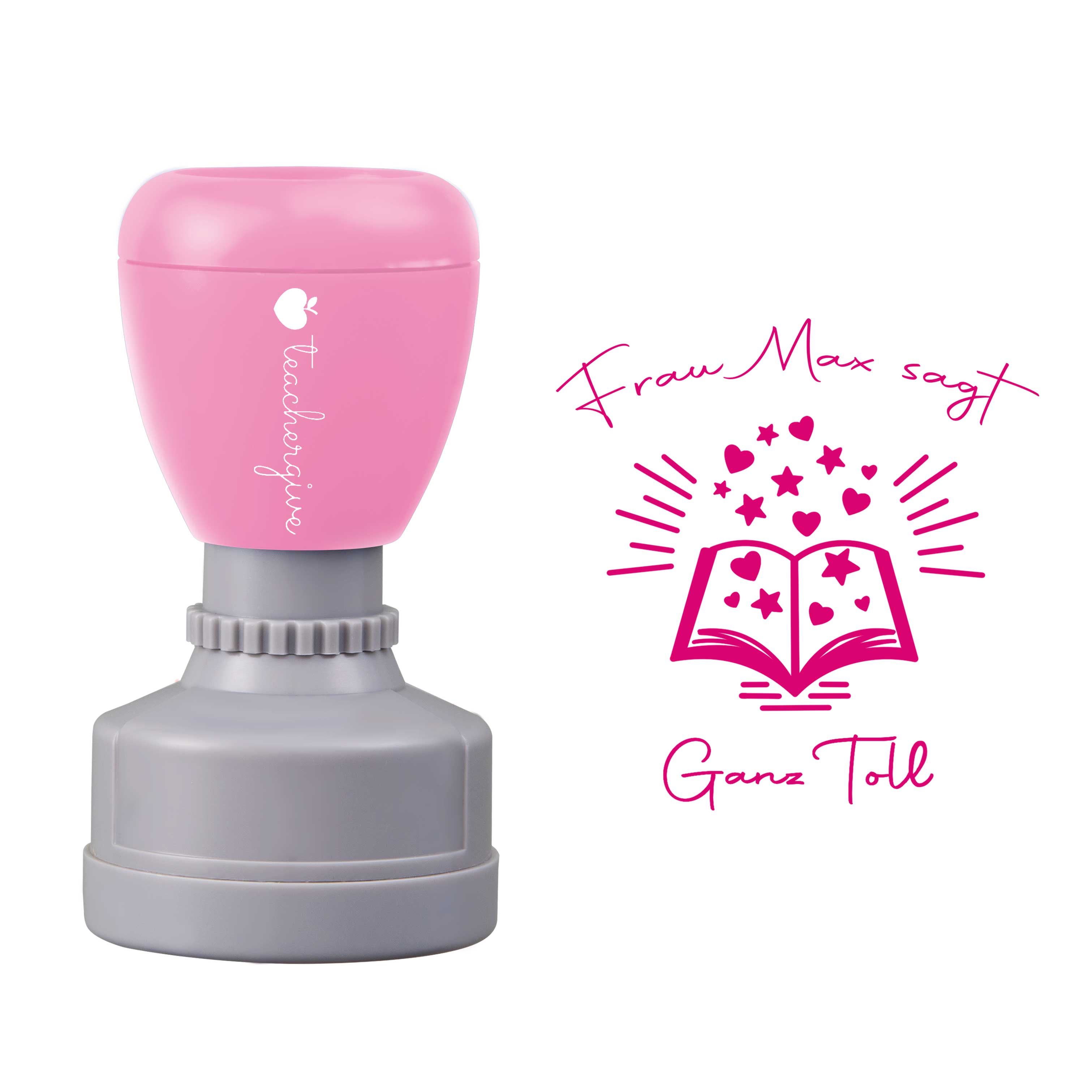 Personalisiert Sagt Ganz Toll Lehrer Stempel