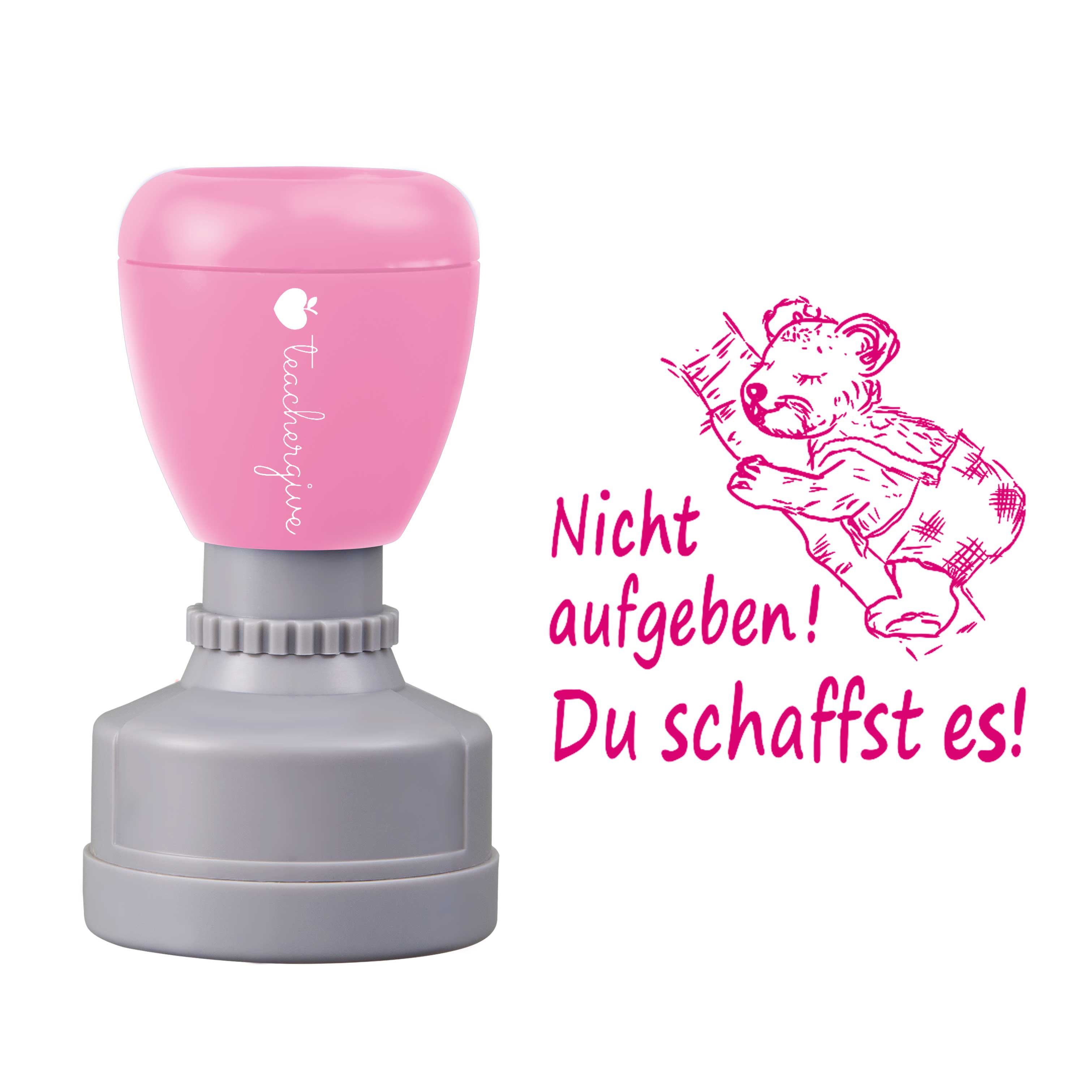 Nicht Aufgeben Du Schaffst Es Lehrer Stempel