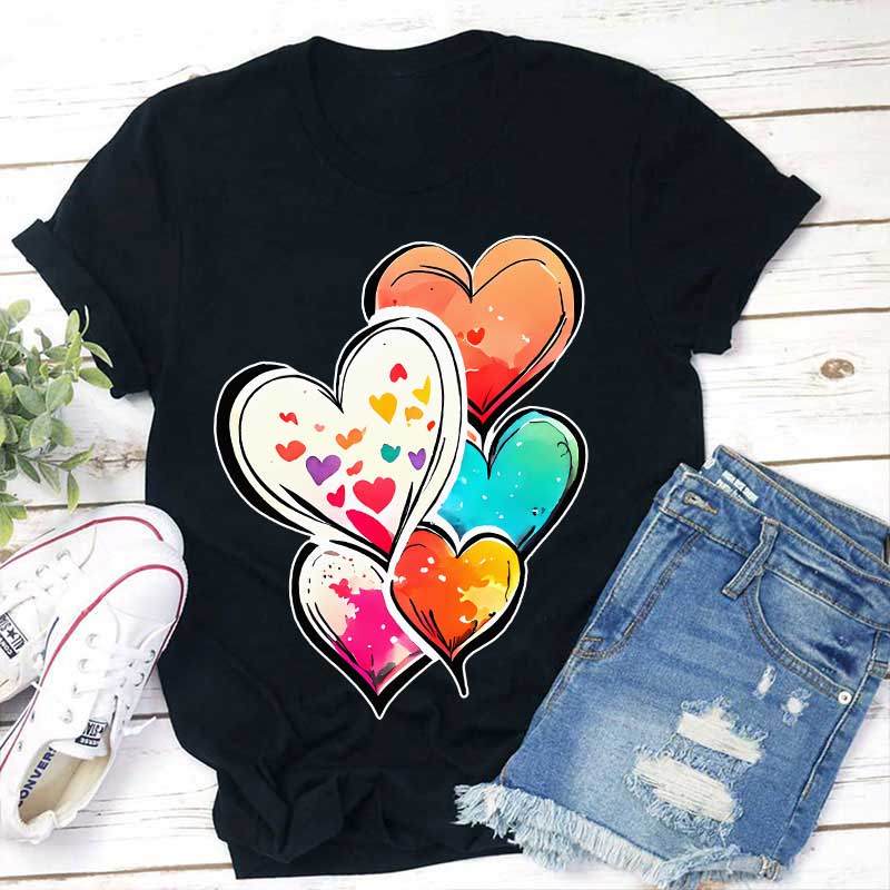 Liebe Ballons Lehrer T-Shirt