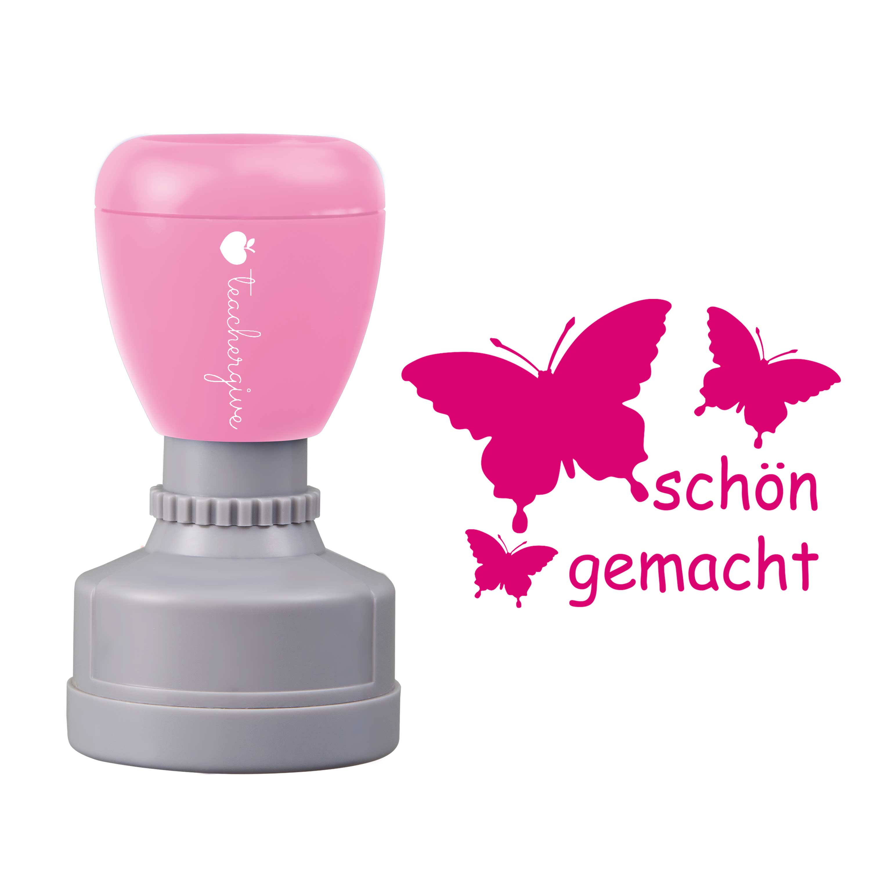Schön gemacht Lehrer Stempel