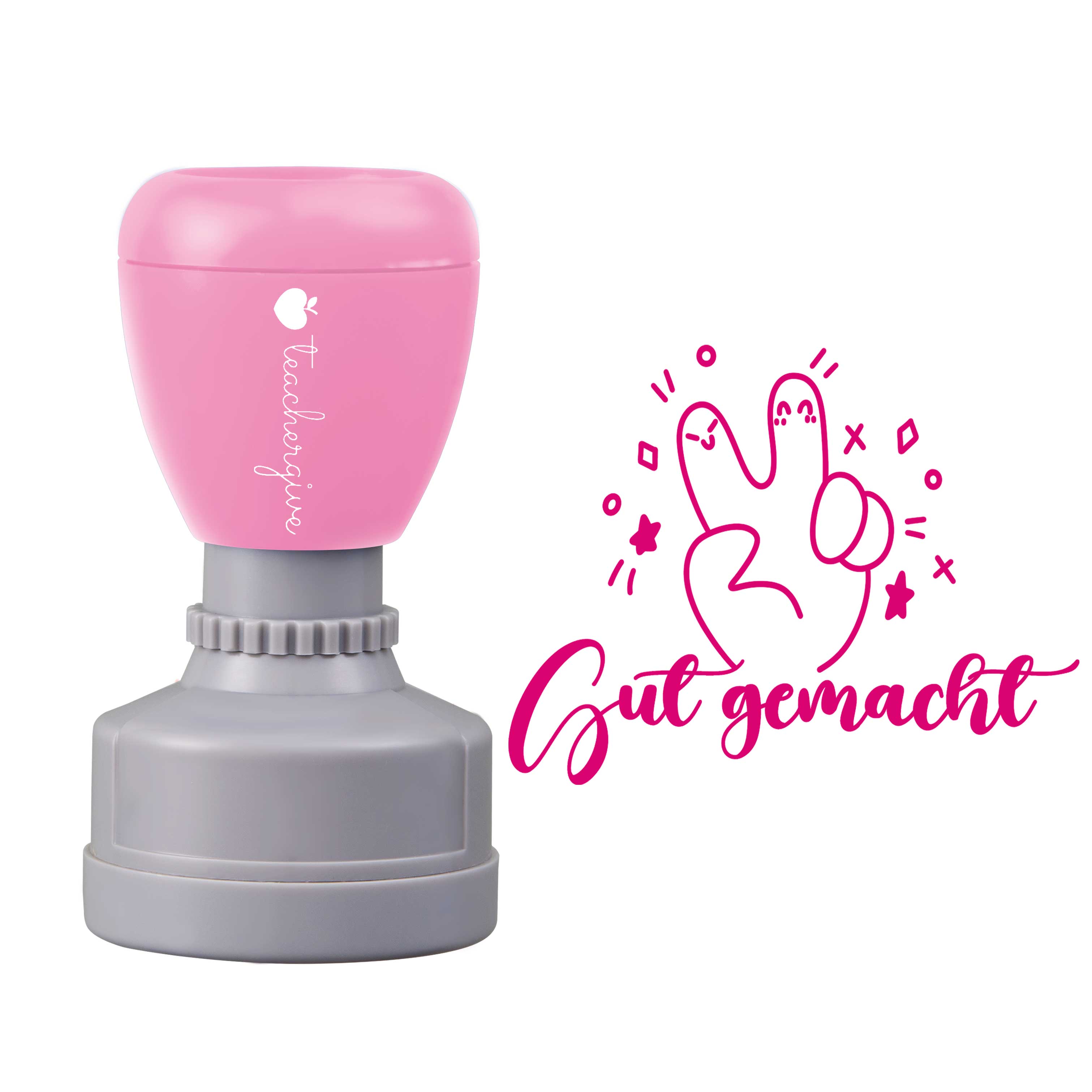 Sehr gut gemacht Lehrer Stempel