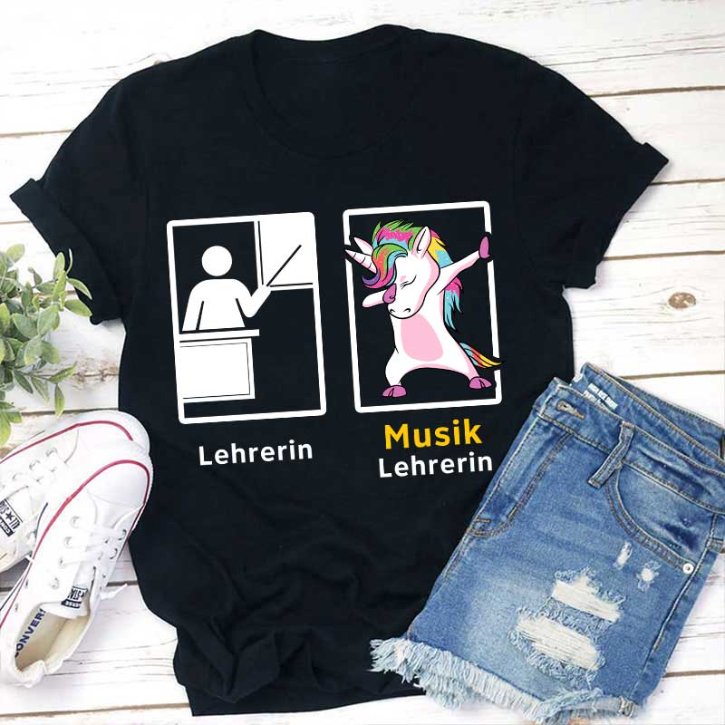 Musik Lehrerin Lehrer T-Shirt