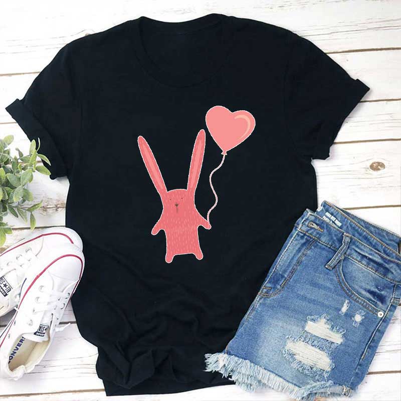 Rotes Herz Lehrer T-Shirt