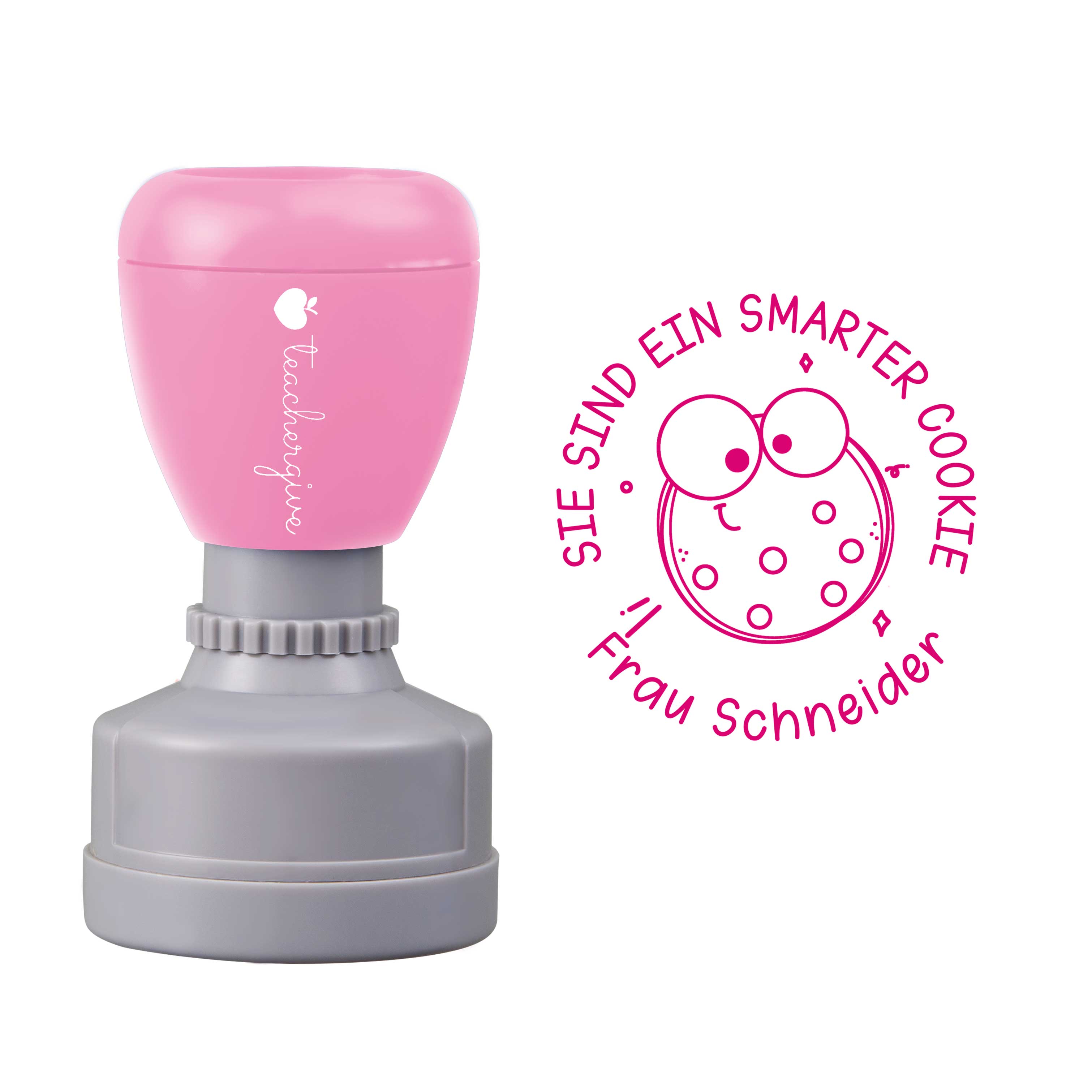 Du Bist Ein Smarter Cookie Personalisierter Lehrer Stempel