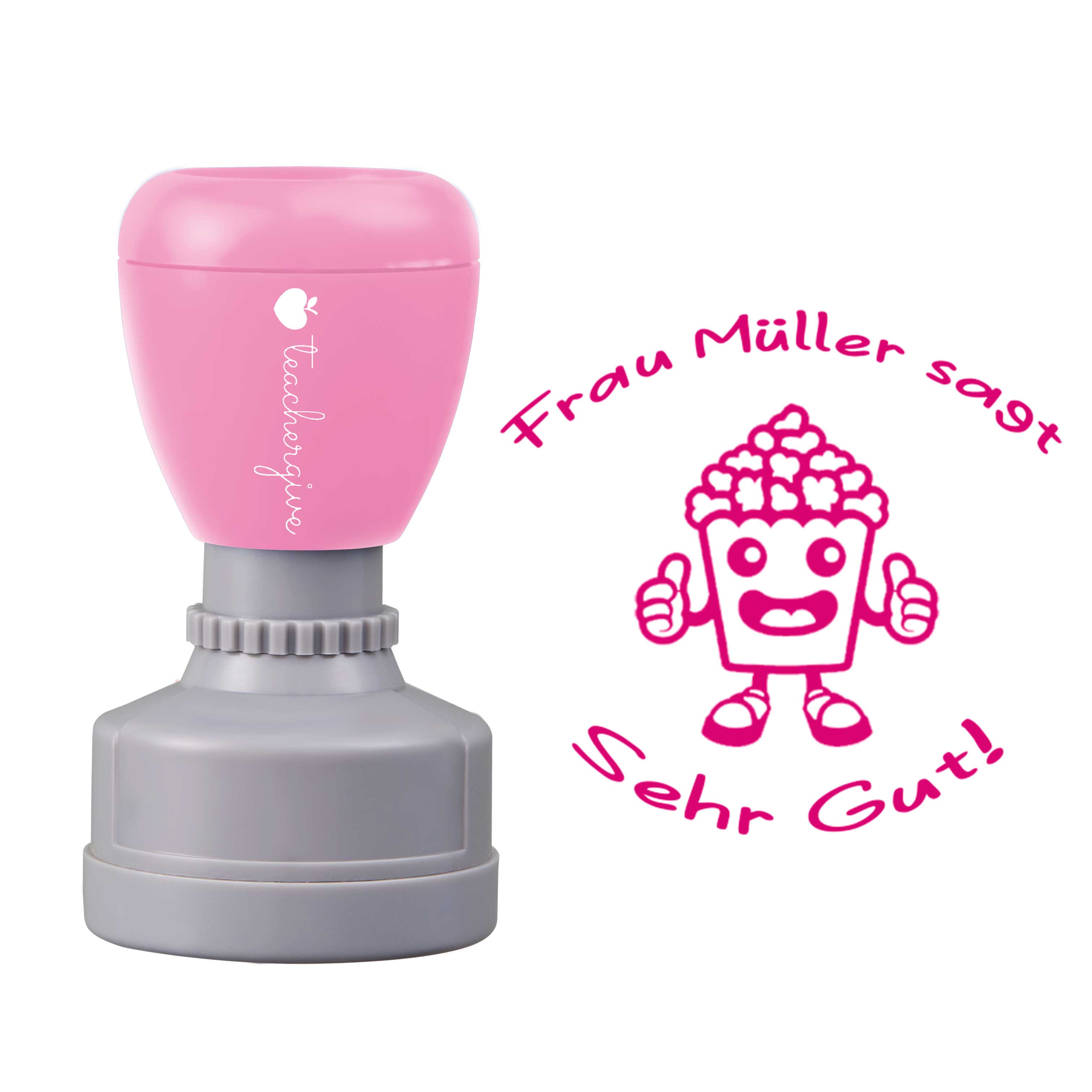 Personalisiert Name Sagt Sehr Gut Lehrer Stempel