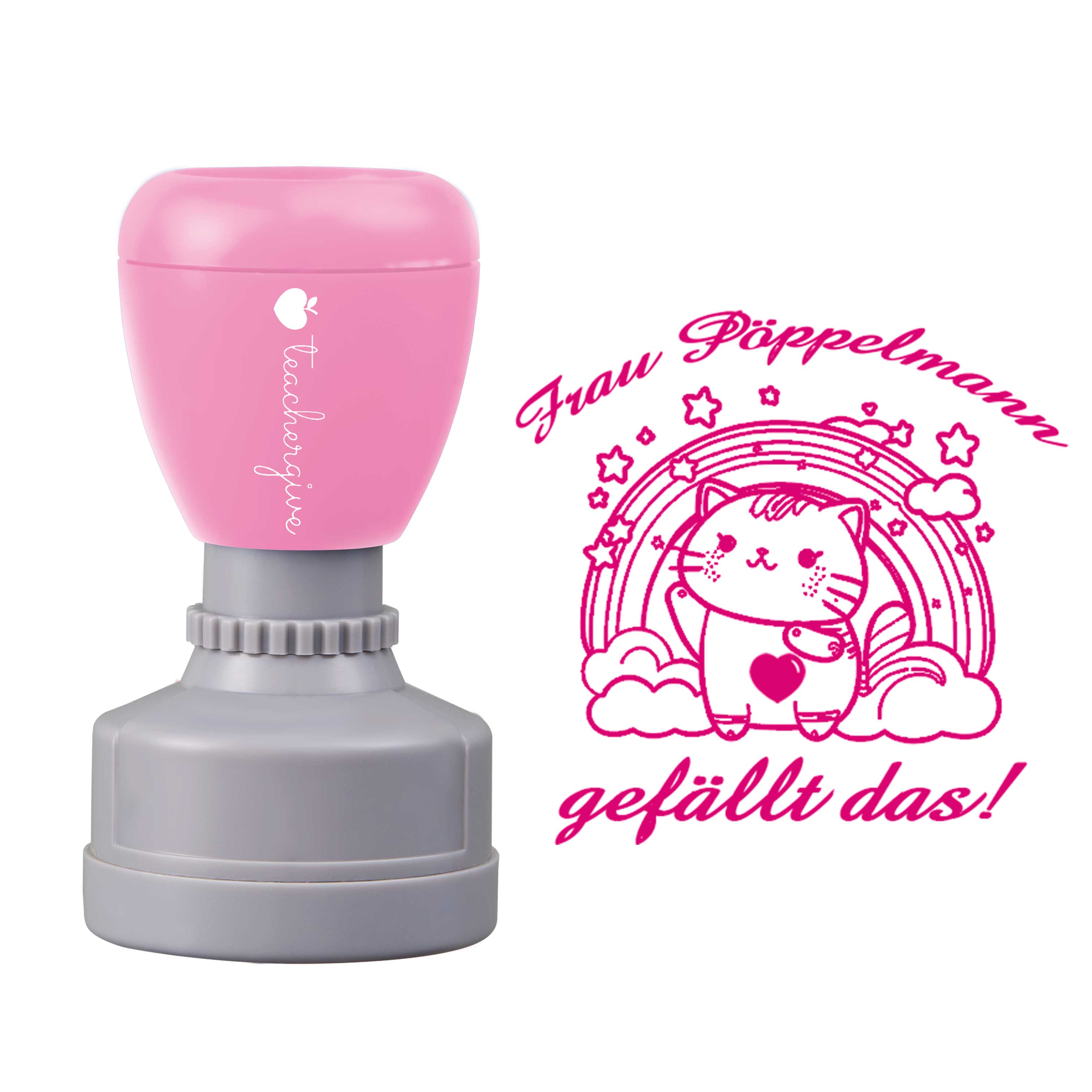 Personalisiert Name Gefällt Das Lehrer Stempel