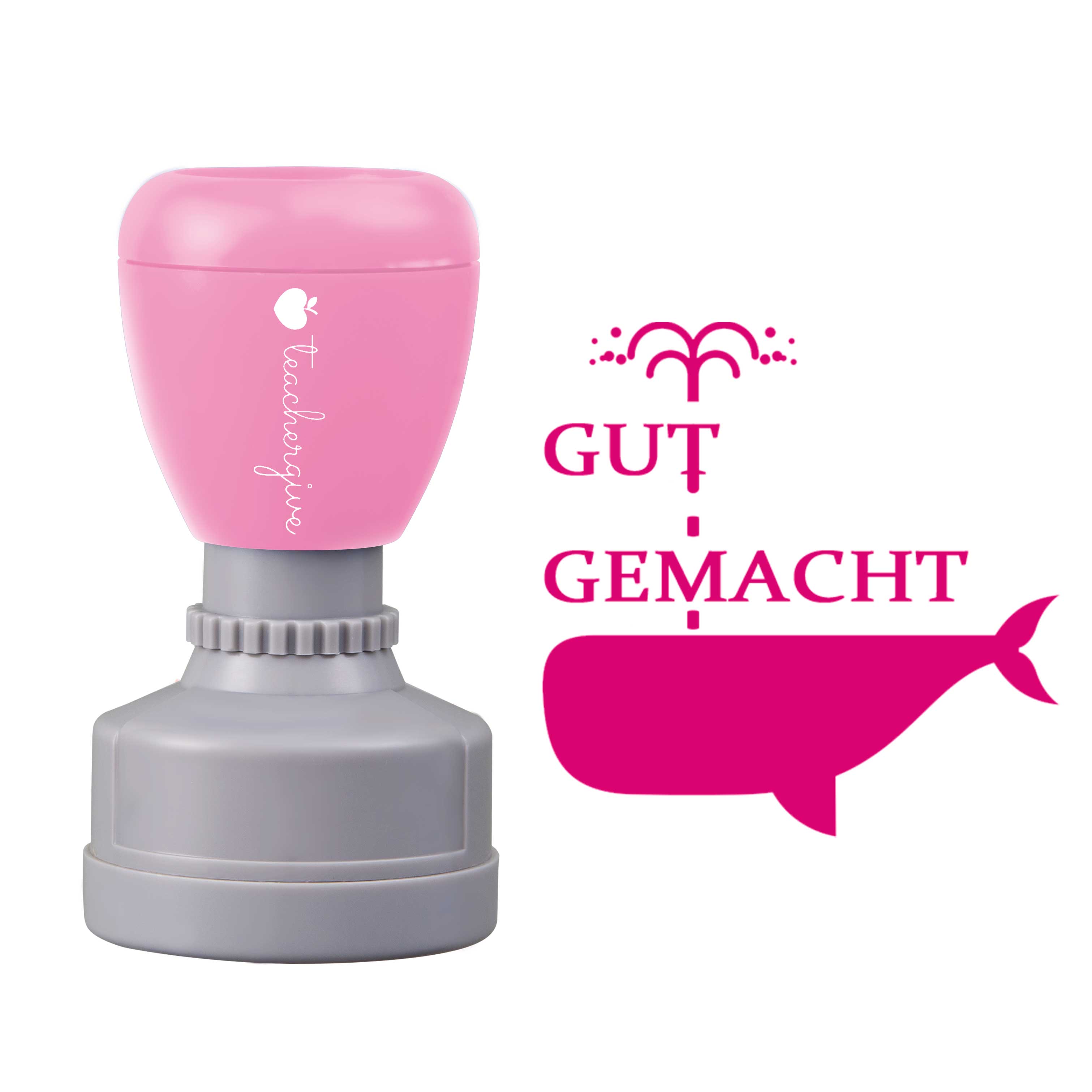 Gut gemacht Lehrer Stempel