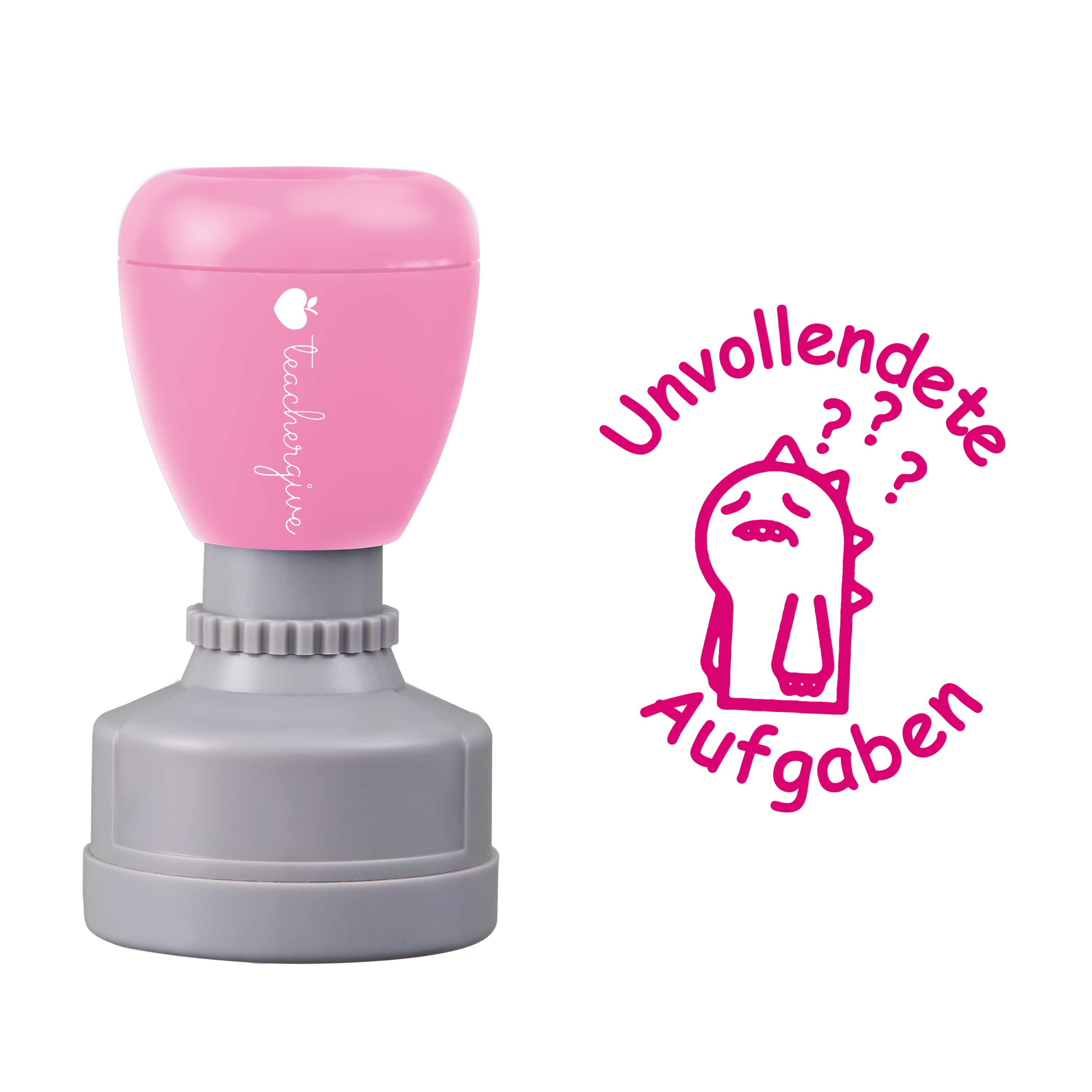 Unvollendete Aufgaben Stempel