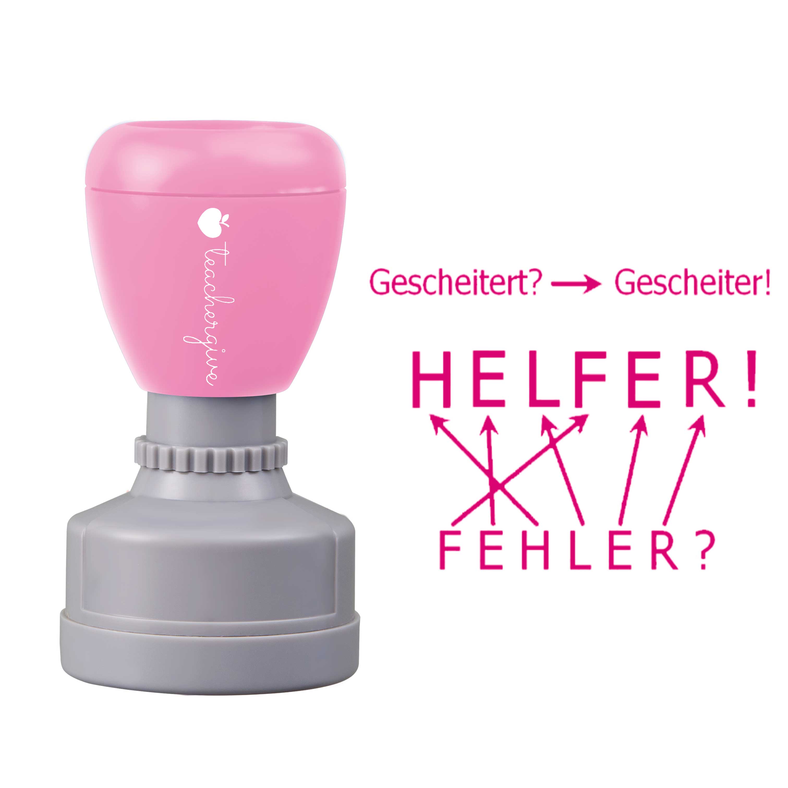 Gescheitert? Gescheiter! Fehler sind Helfer Lehrer Stempel