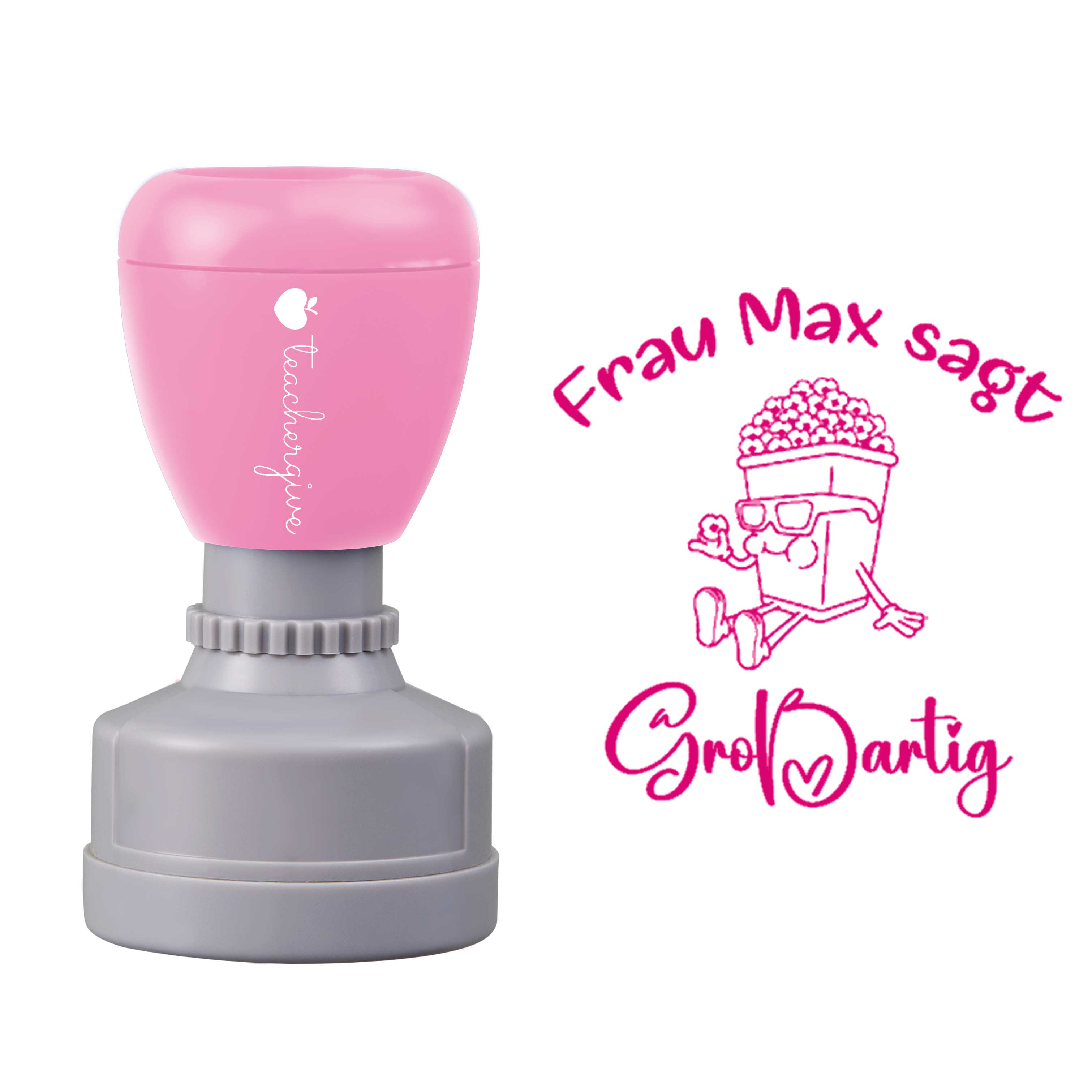 Personalisiert Sagt Großartig Lehrer Stempel