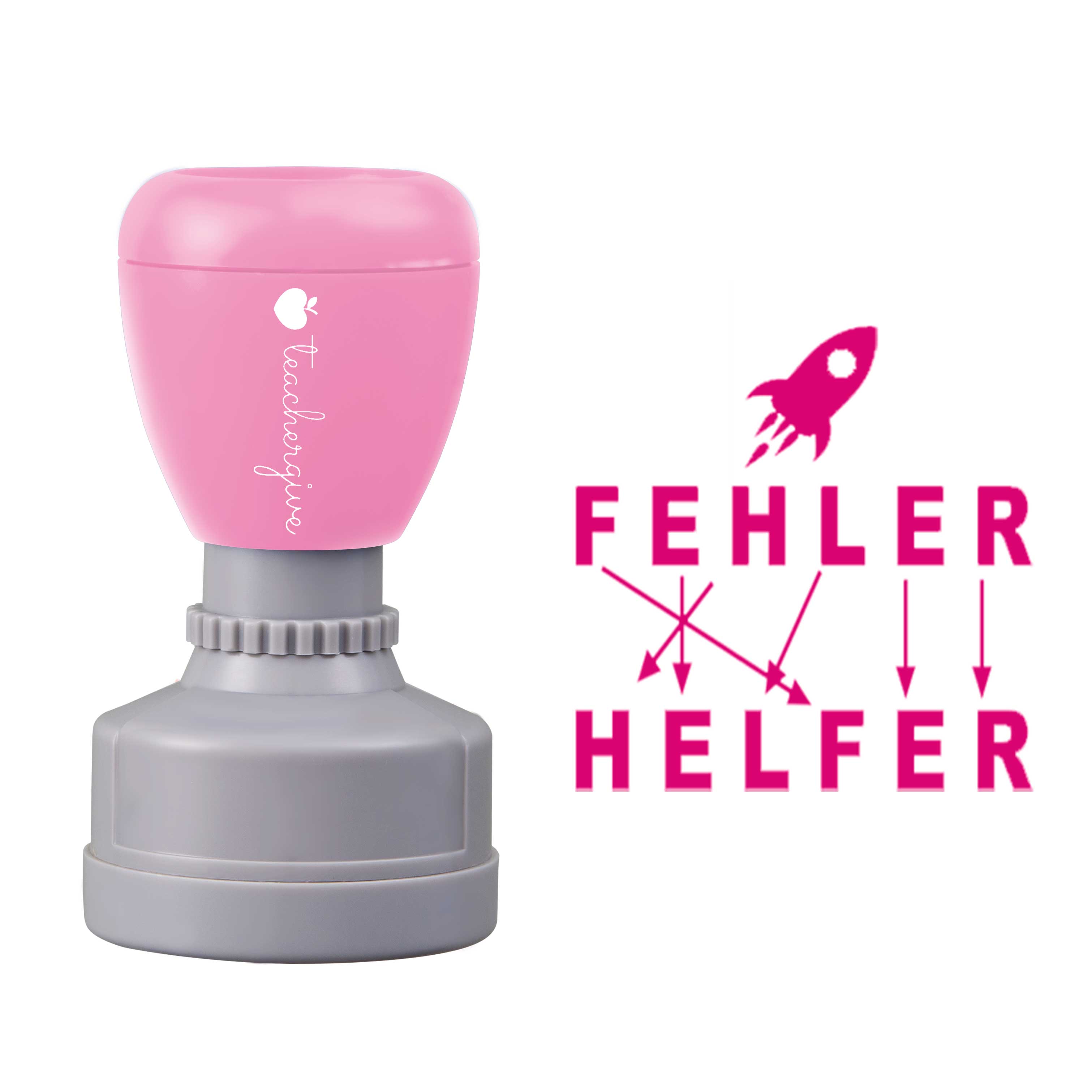 Fehler sind Helfer Lehrer Stempel