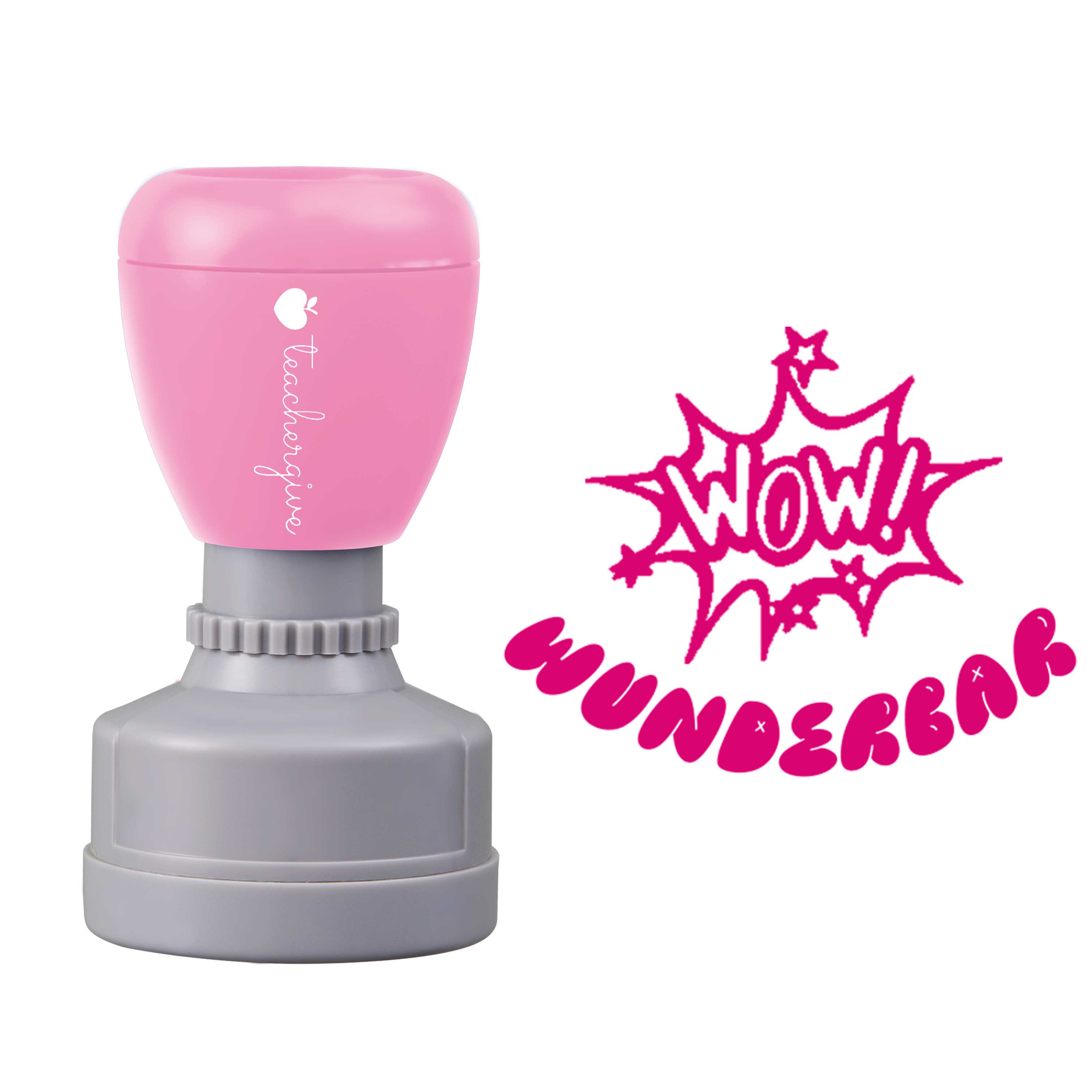 Wow Wunderbar Lehrer Stempel