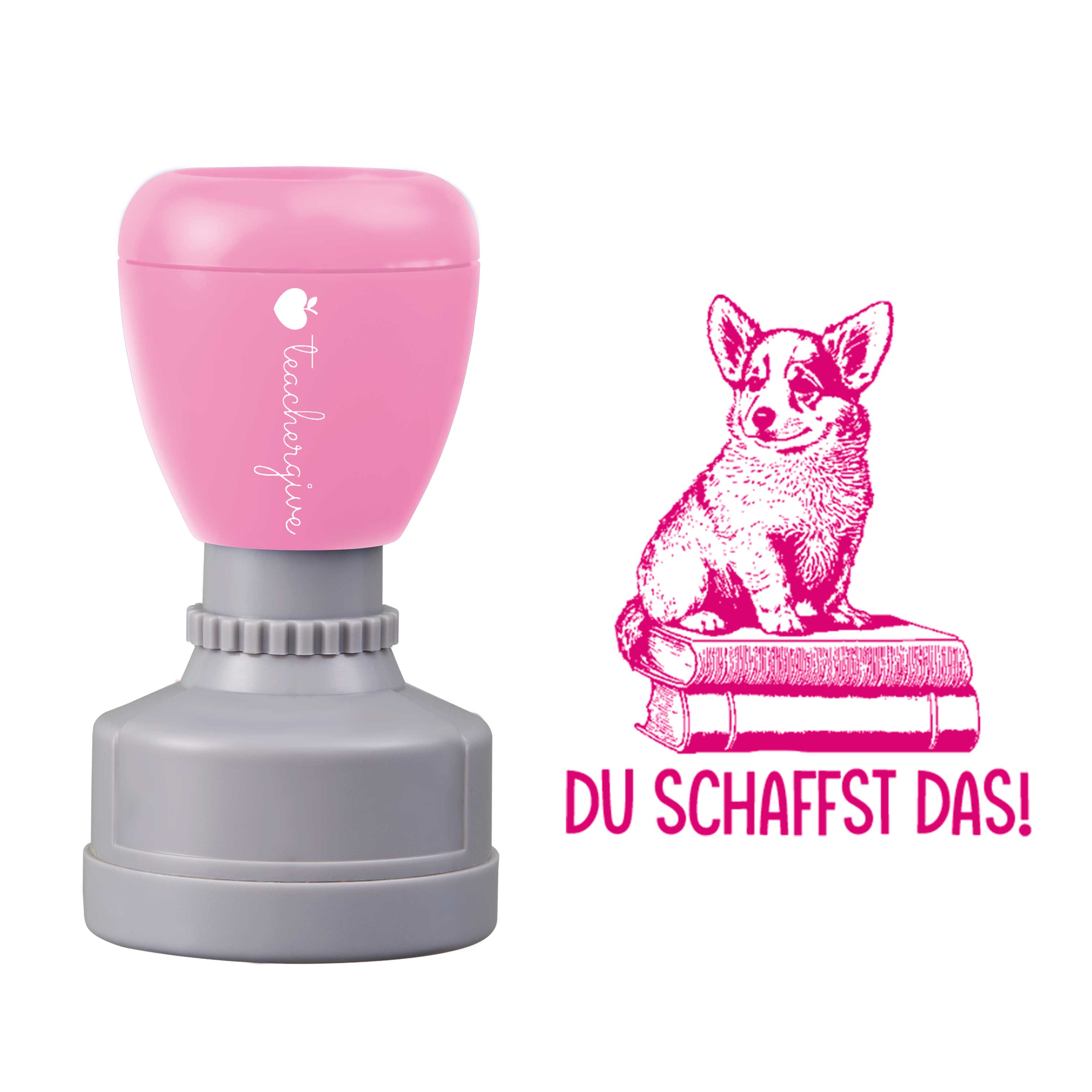 Du schaffst das Lehrer Stempel