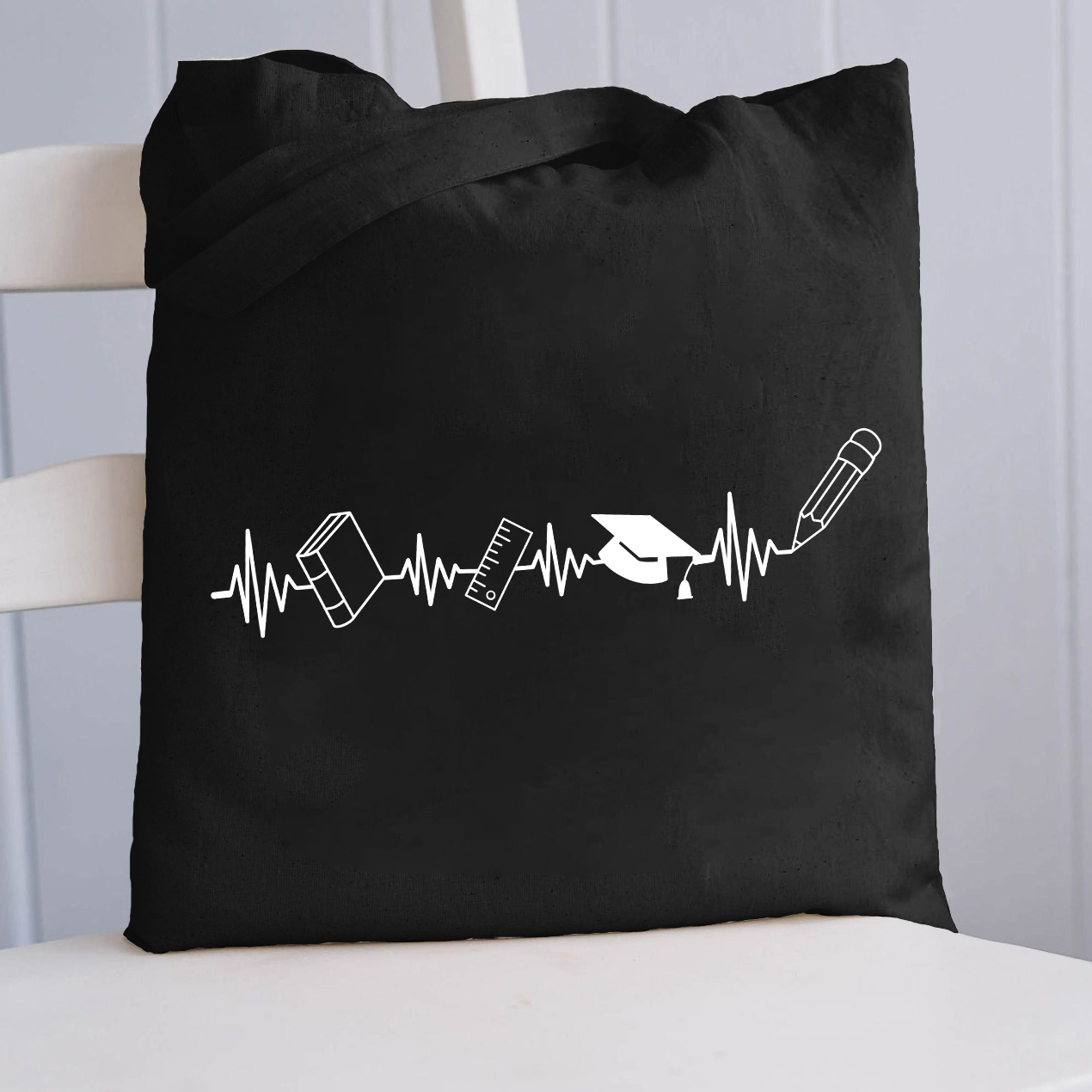 Herzschlag Lehrer Tragetasche