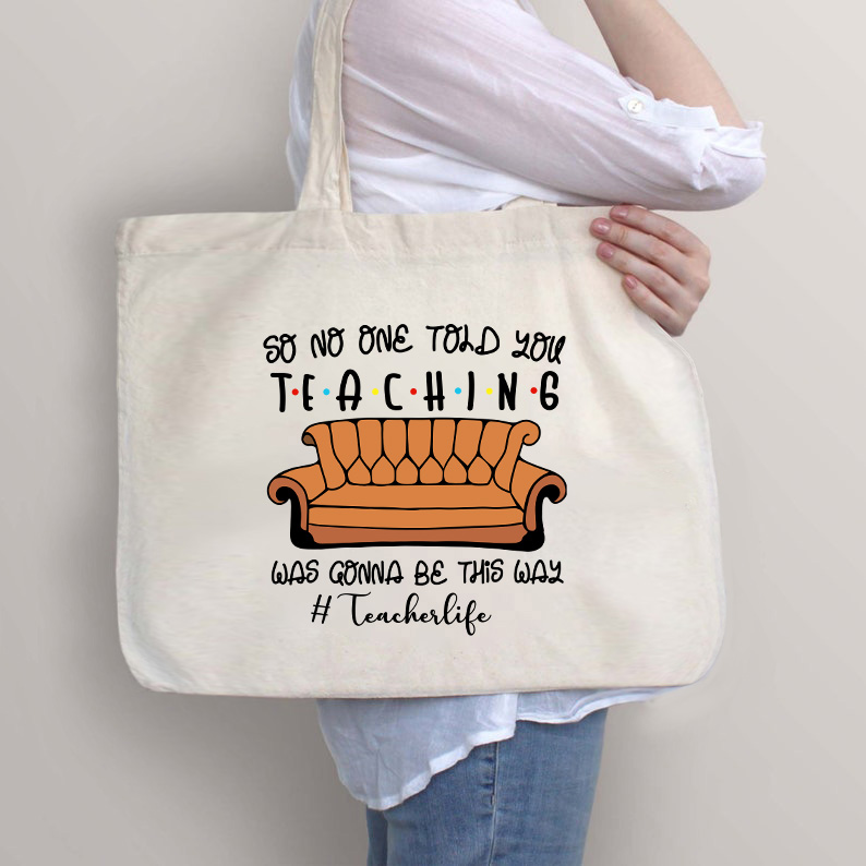 Also hat dir niemand gesagt, dass der Unterricht so sein würde Lehrer Tragetasche mit Reißverschluss