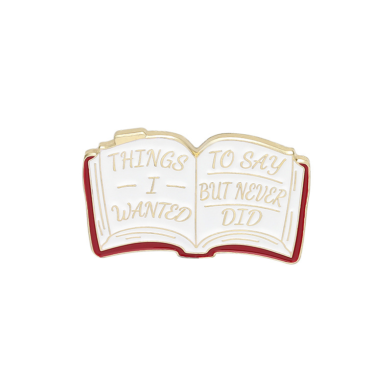 Book Alphabet Series Pin Set