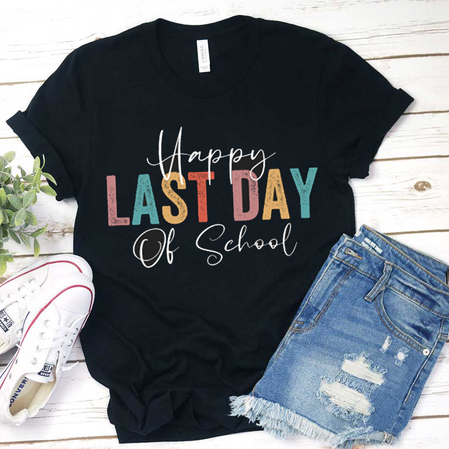 Vintage Happy Last Day of School T-Shirt