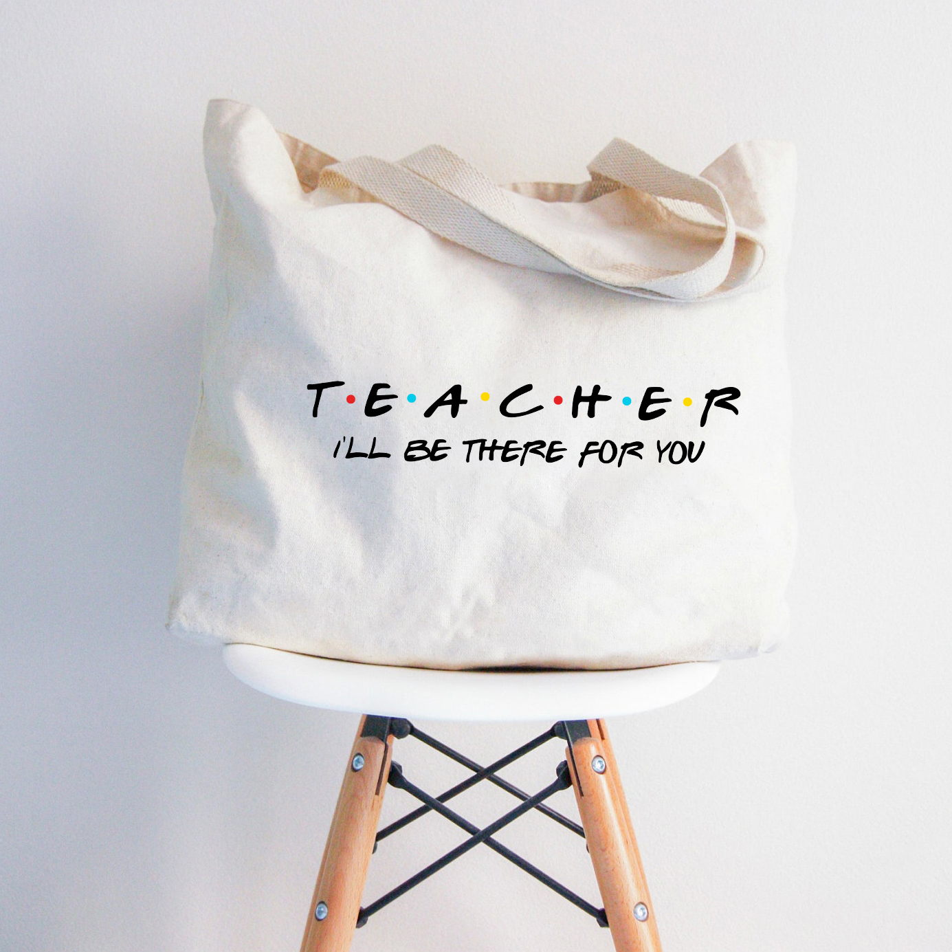 Lehrer Ich werde für dich da sein Lehrer Tragetasche mit Reißverschluss