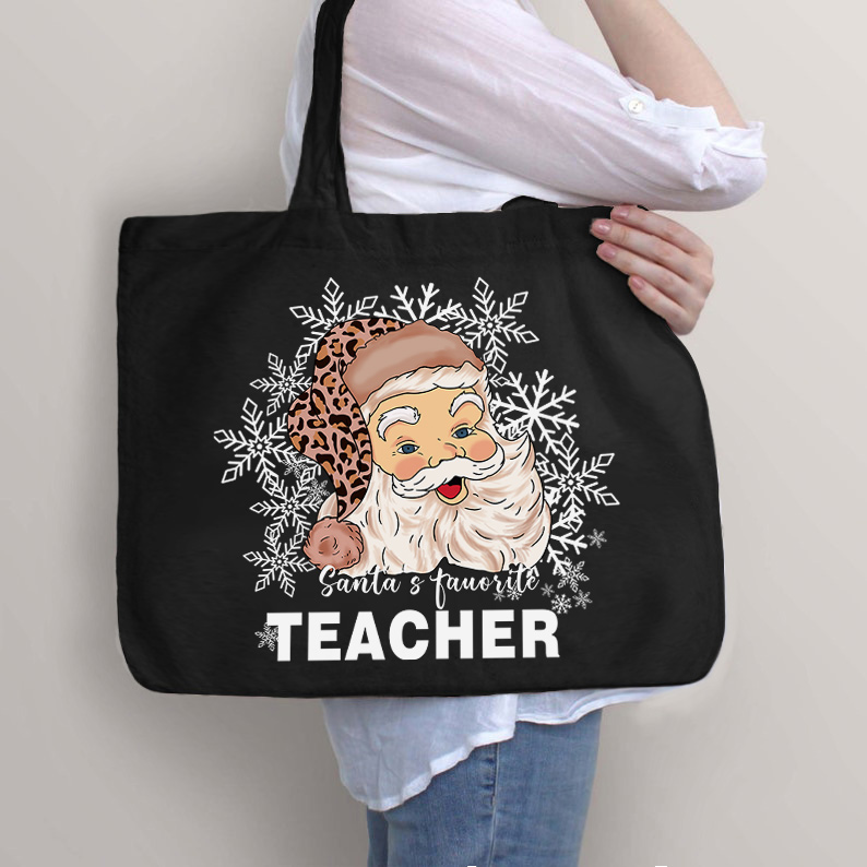 Der Lieblingslehrer des Weihnachtsmanns Lehrer Tragetasche mit Reißverschluss