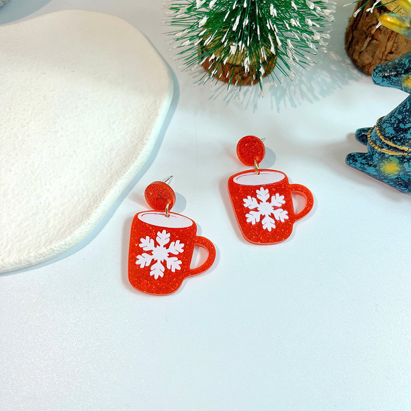 Have A Cup Of Hot Cocoa Teacher Acrylic Earrings
