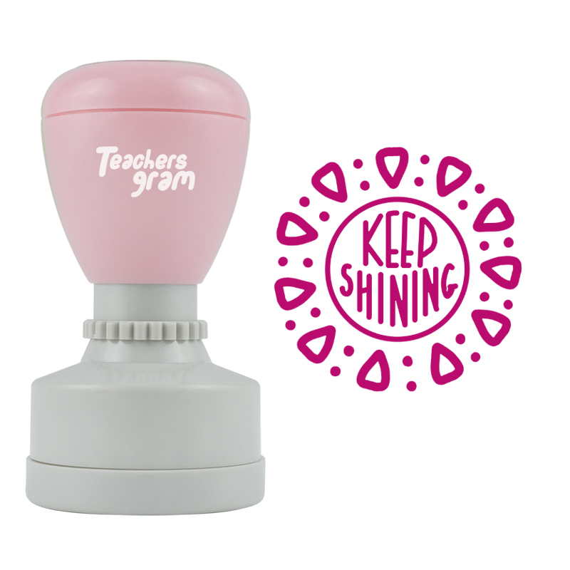 Strahle weiter Lehrer Stempel