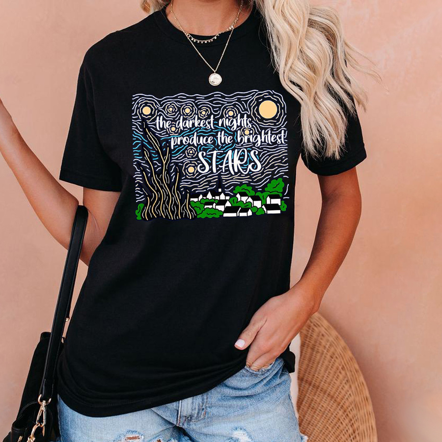 The Darkest Night Produce The Brightest Stars T-Shirt