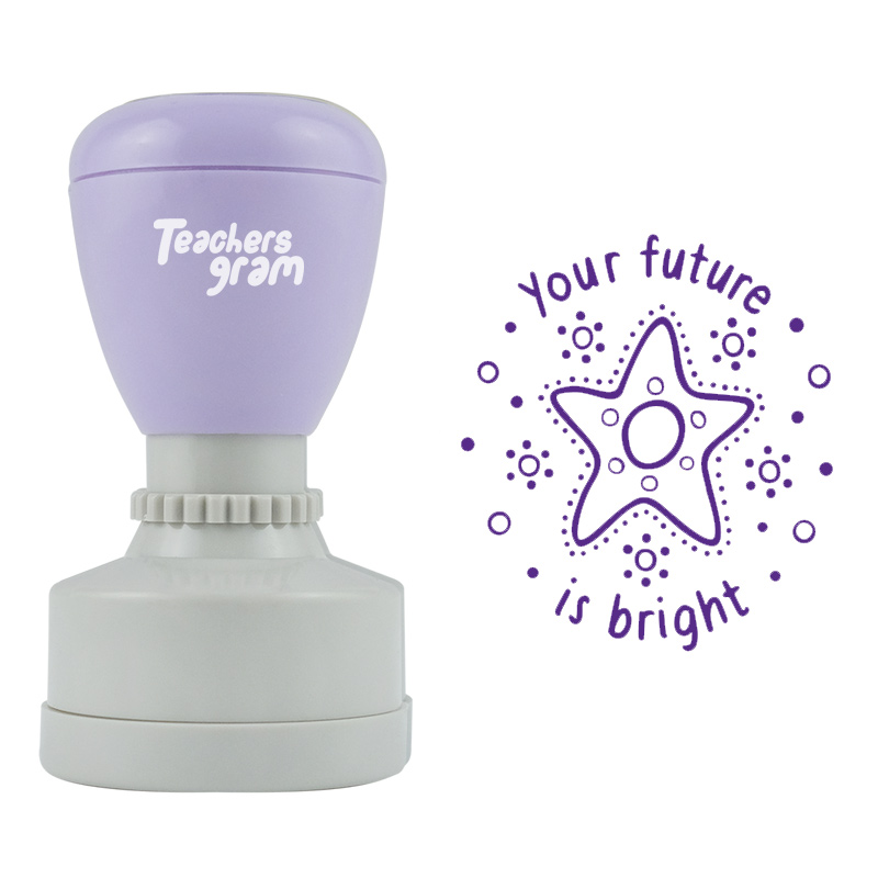 Ihre Zukunft ist rosig Lehrer Stempel