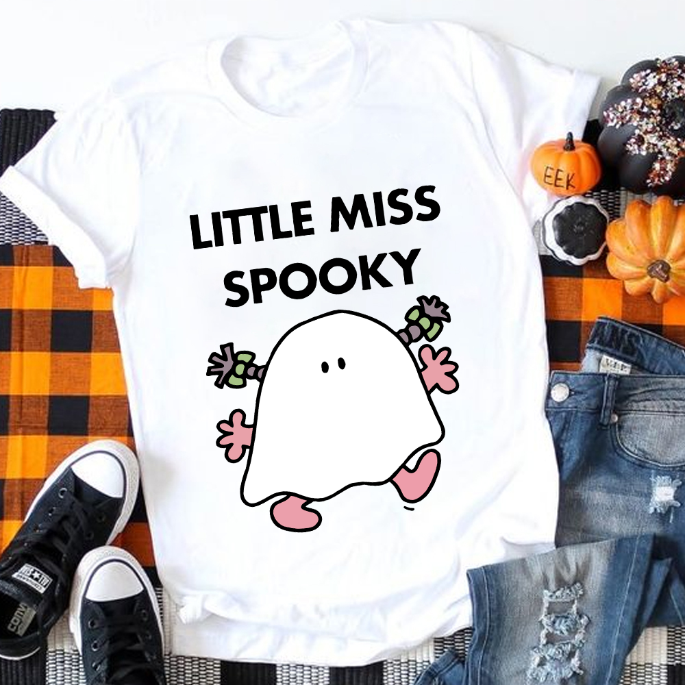 Little Miss Spooky Ghost T-Shirt