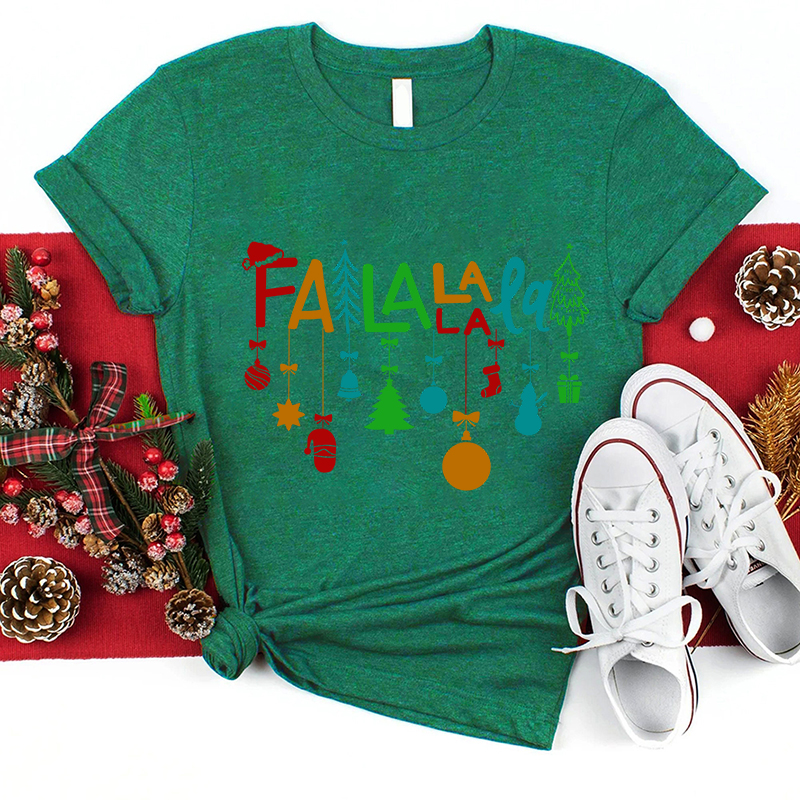 Fa La La La La Teacher T-Shirt