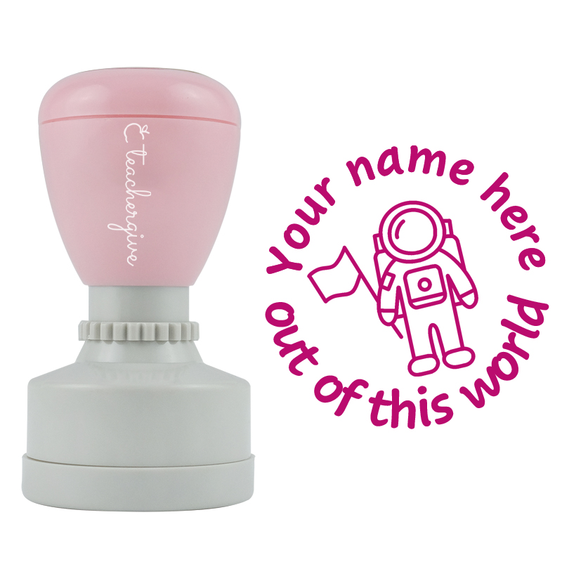 Personalized Spaceman Stamp