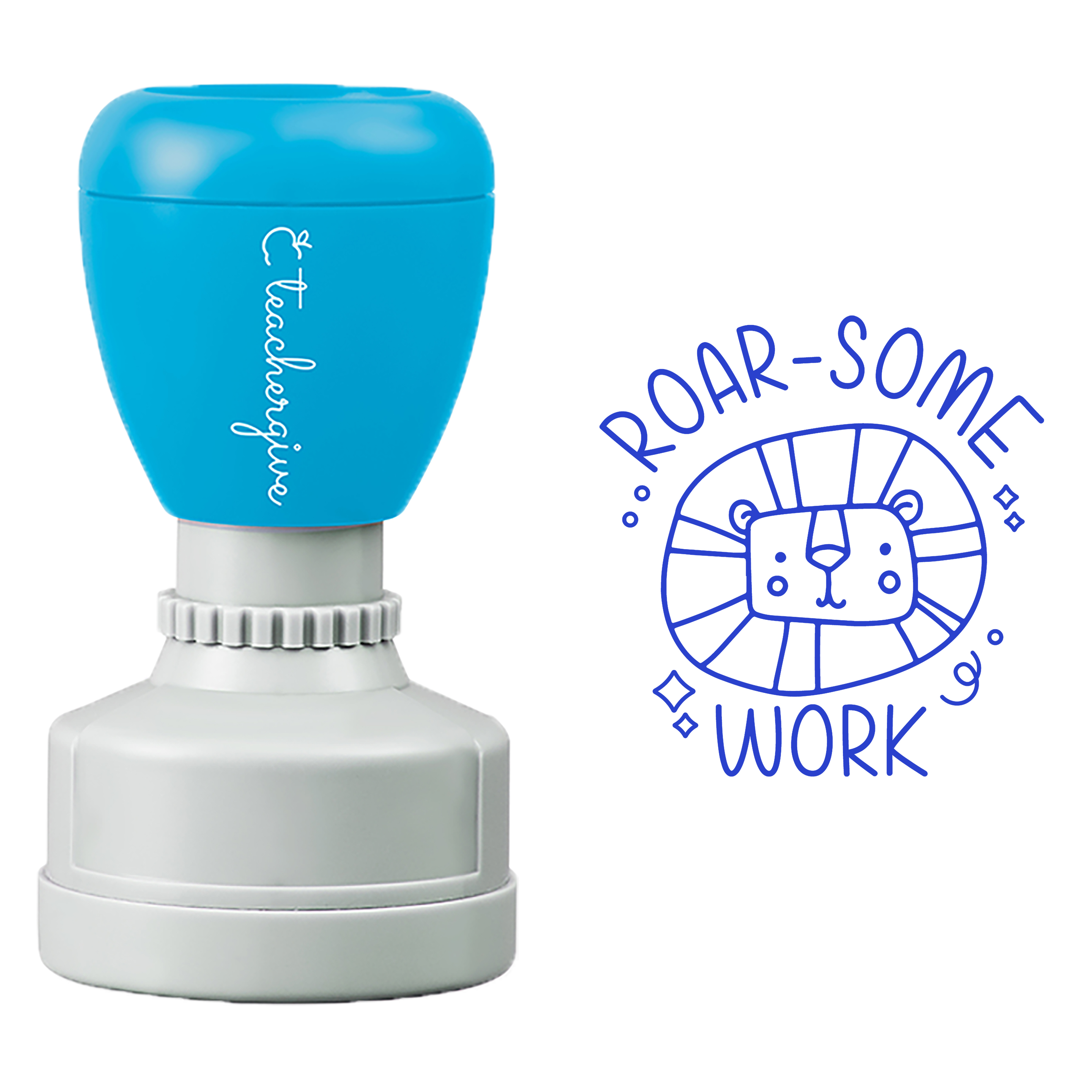 ROAR-SOME WORK  Stamp