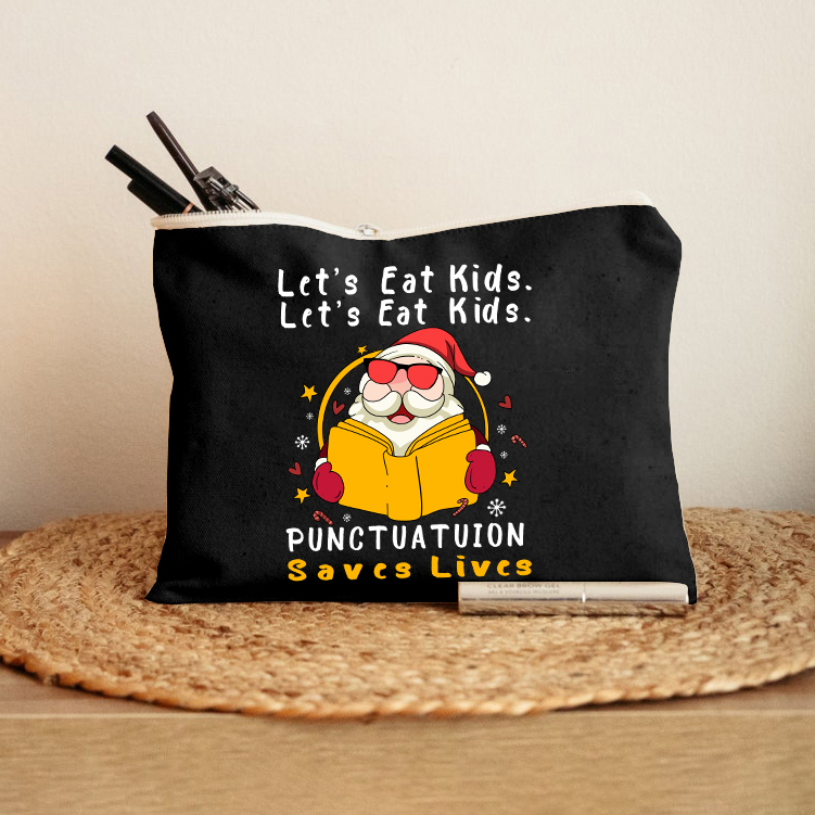 Let's Eat Kids Makeup Bag