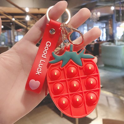 Silicone Backpack Pendant Keychain