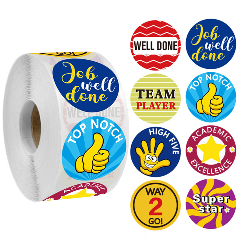 Well Done Reward Stickers for Teachers