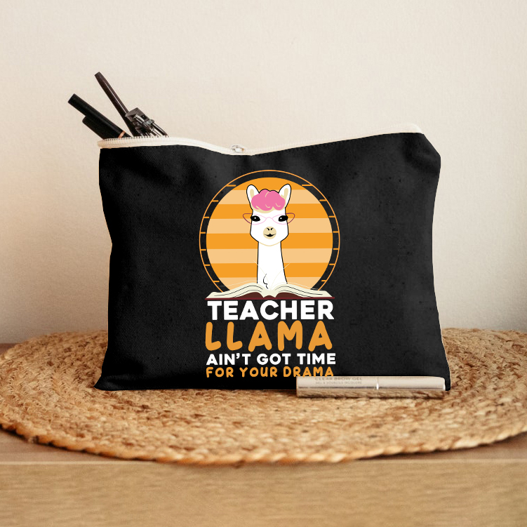 Lama hat keine Zeit für dein Drama Lehrer Schminktasche