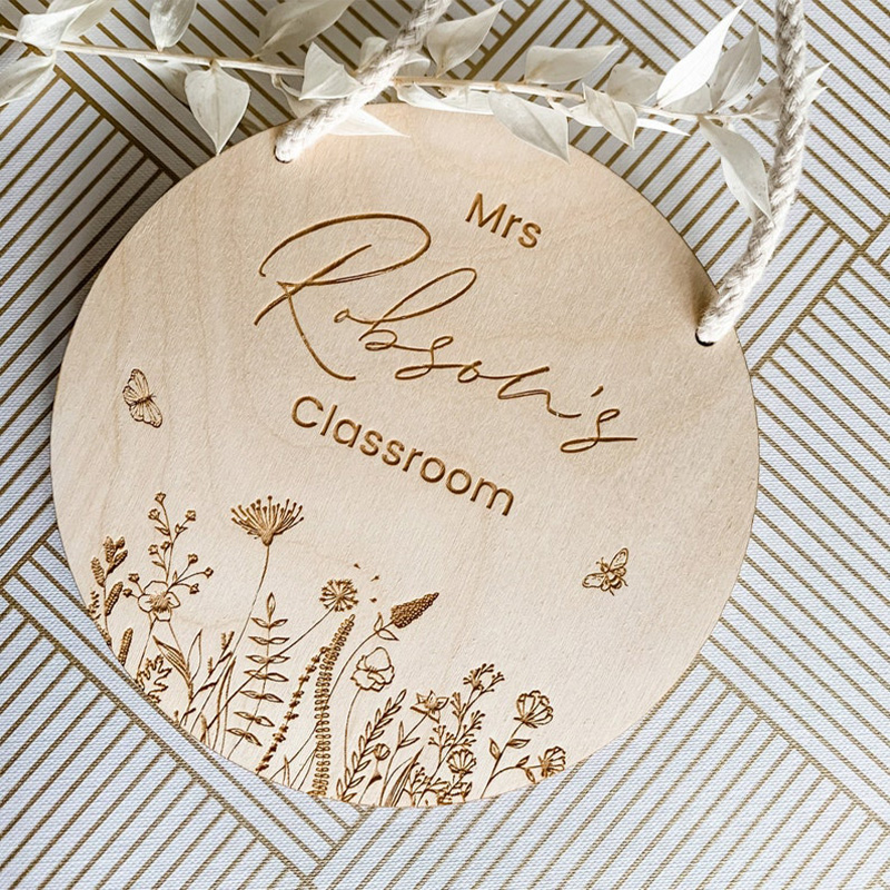 Personalized Teacher's Appreciation Classroom Door Sign