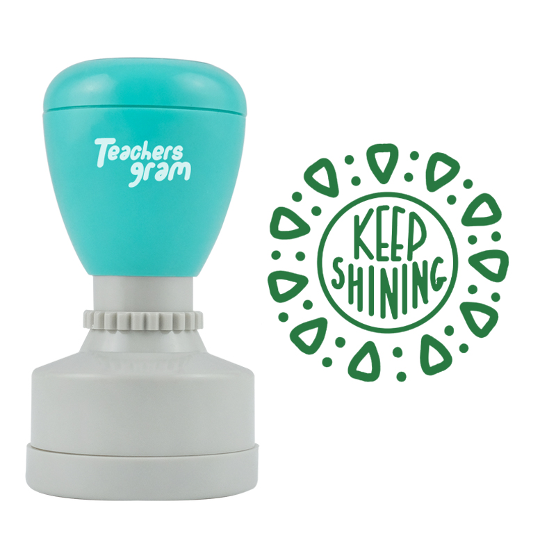 Strahle weiter Lehrer Stempel