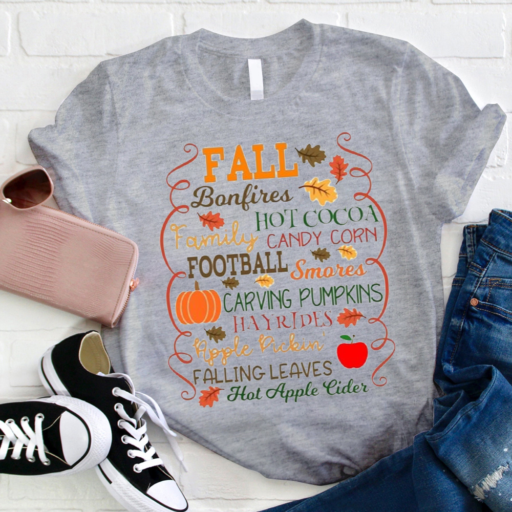 These Make Fall Better Teacher T-Shirt