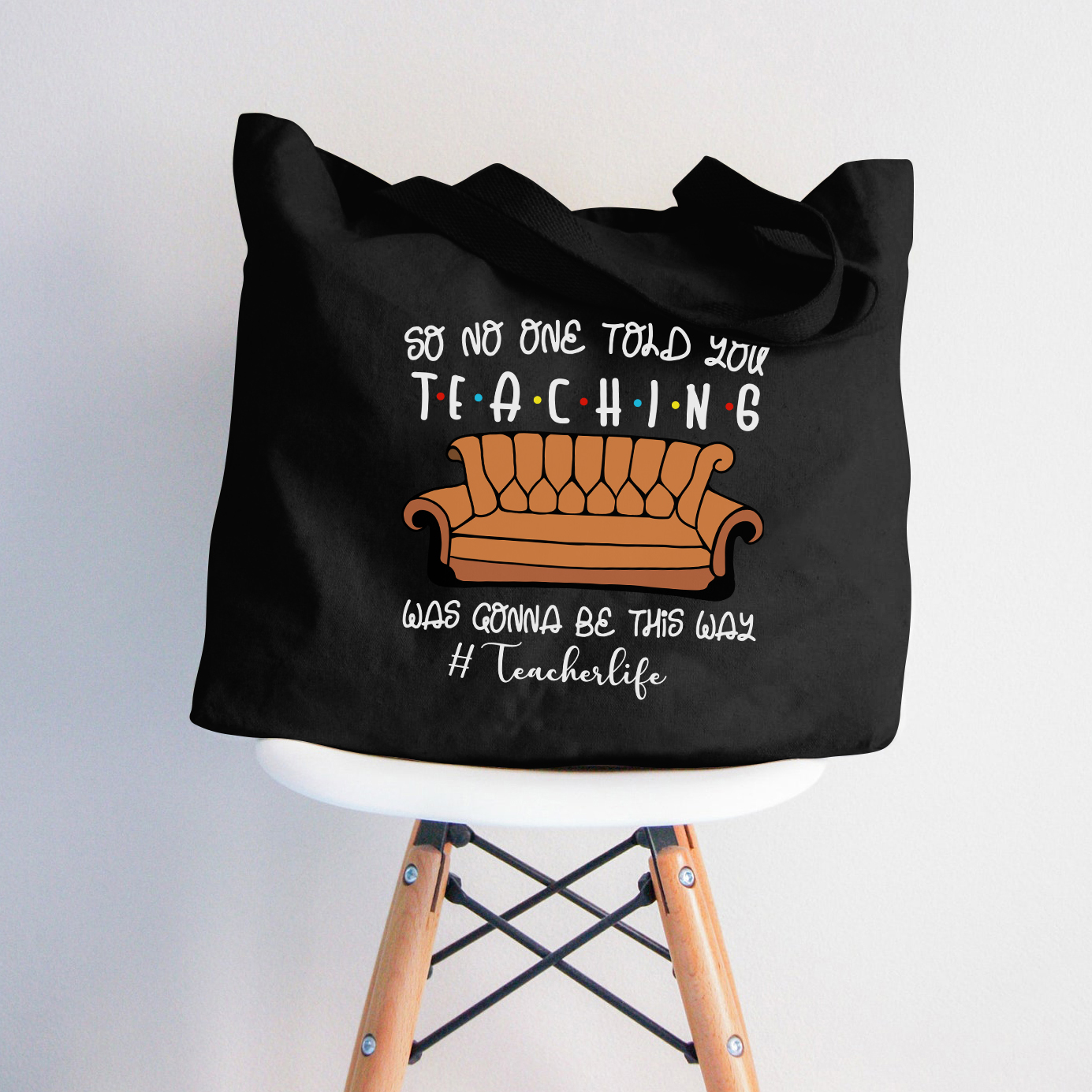 Also hat dir niemand gesagt, dass der Unterricht so sein würde Lehrer Tragetasche mit Reißverschluss