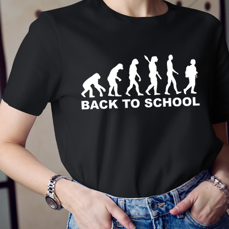 Back To School Human Evolution T-Shirt