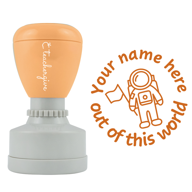 Personalized Spaceman Stamp