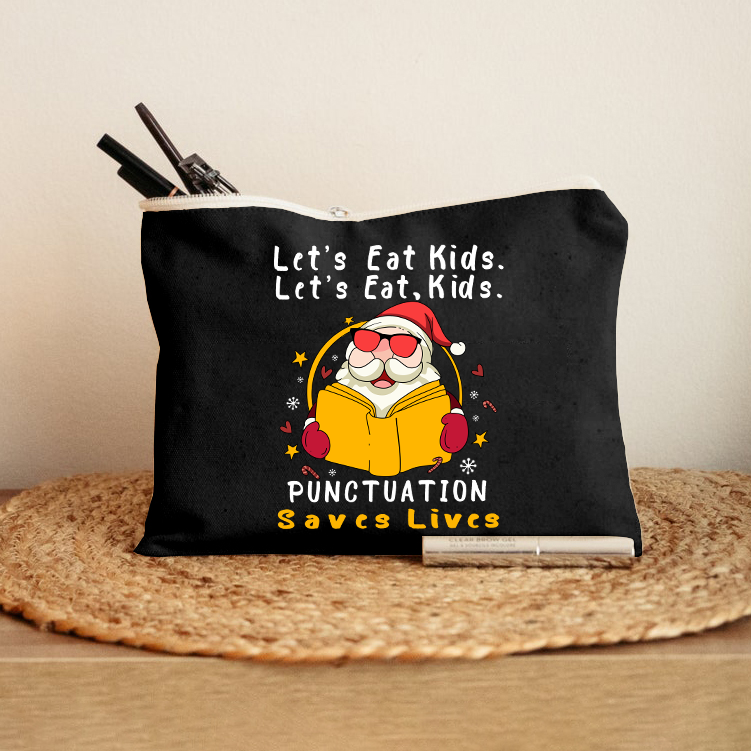 Let's Eat Kids Makeup Bag