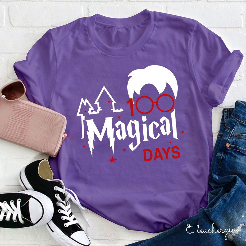 100 Magical Days Teacher T-Shirt