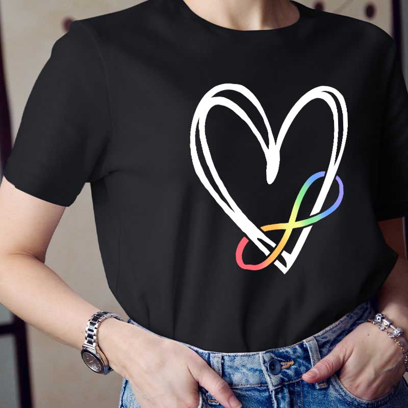 Autismus Herz Lehrer T-Shirt